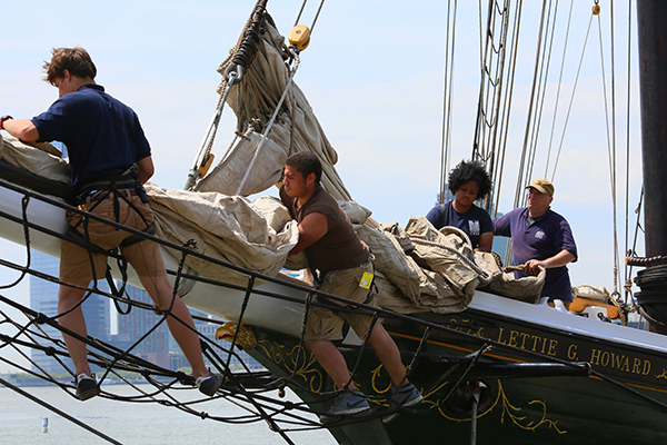 LETTIE G. HOWARD SAILING VESSES PRESS EVENT