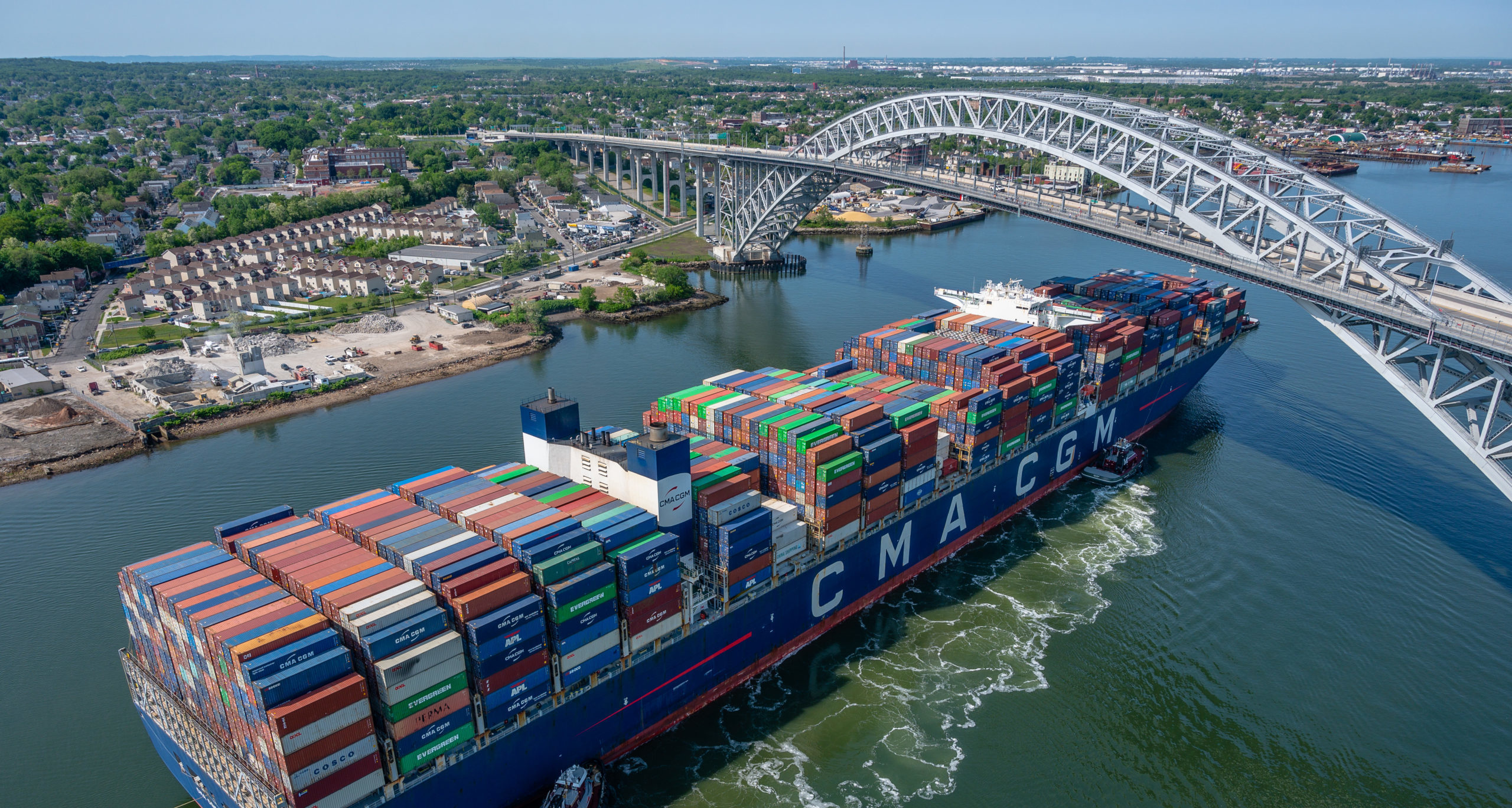 CMA CGM Marco Polo Arrives at the Port of New York and New Jersey