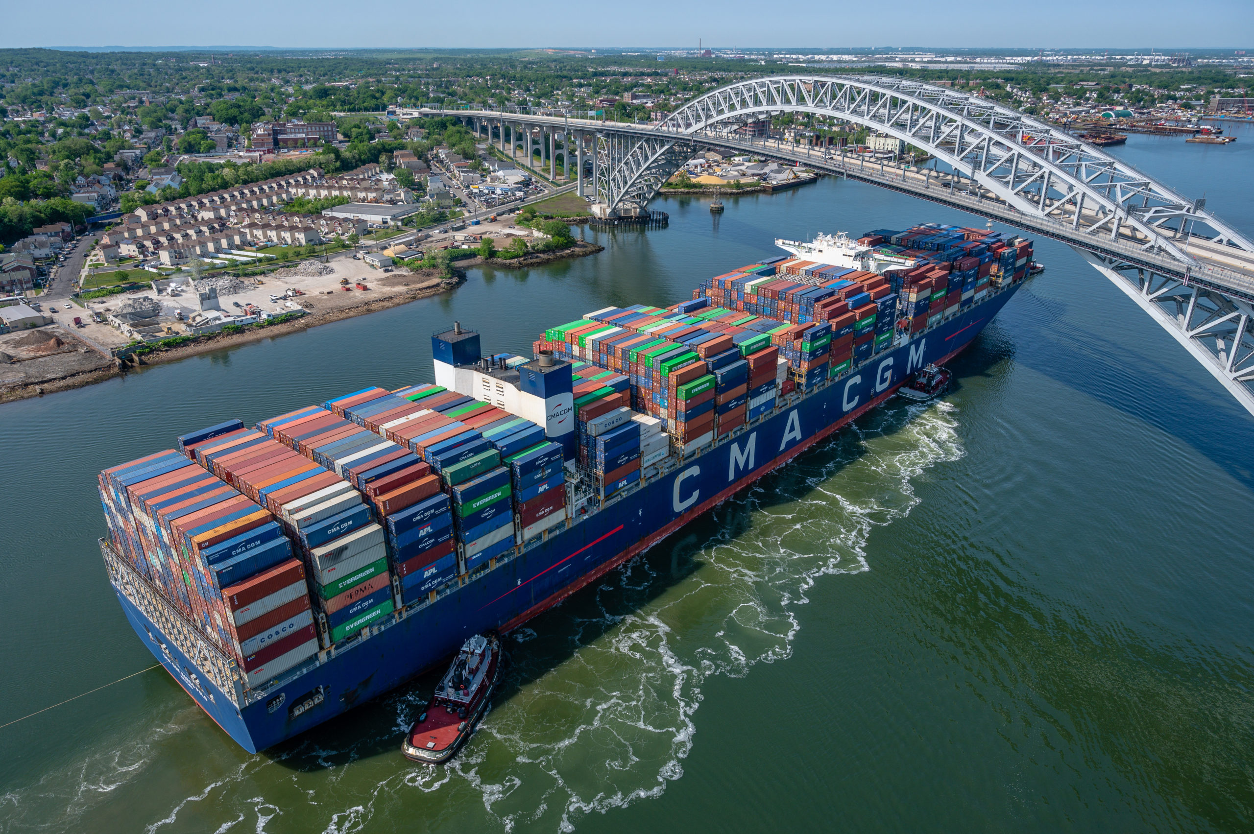 CMA CGM Marco Polo Arrives at the Port of New York and New Jersey 